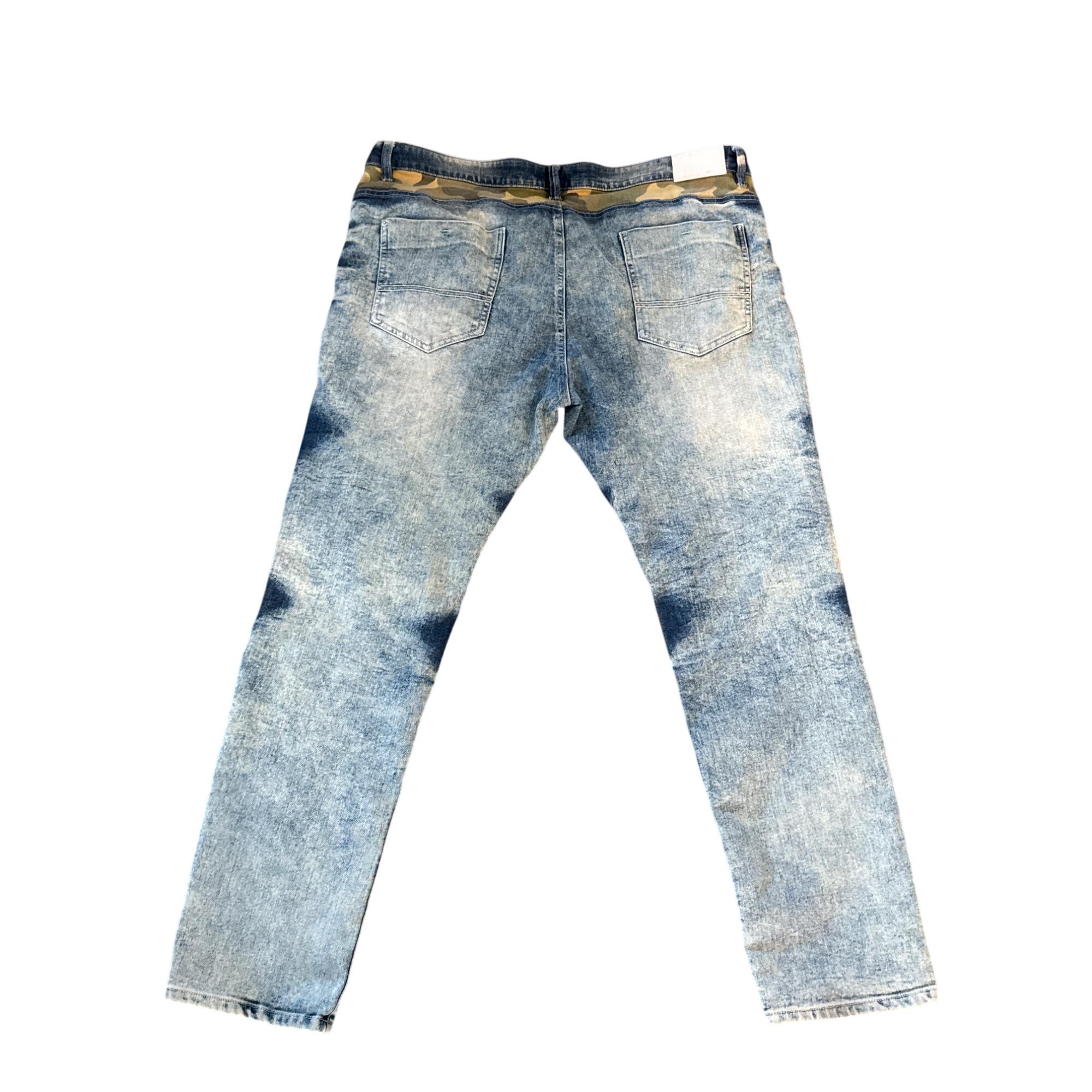 Vintage Y2K Southpole Skinny Fit Denim Jeans With Camouflage 