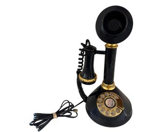 Leever Brothers Co. Roaring 20s NP 300 draaitelefoon zwart en goud