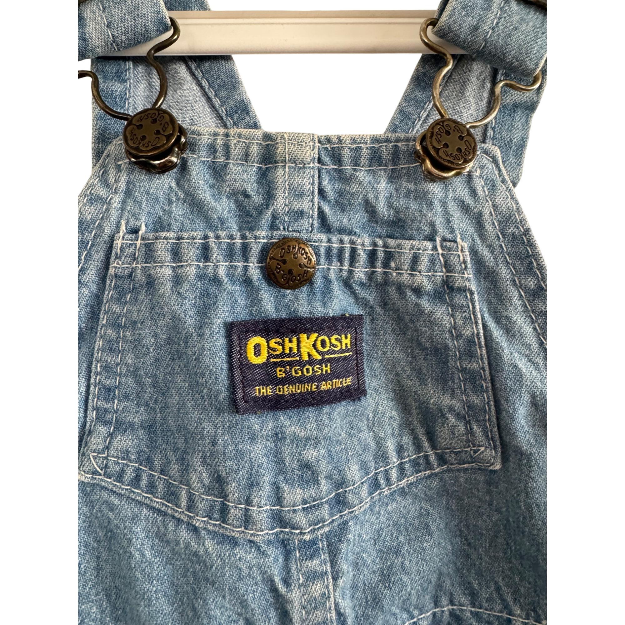ヴィンテージ OshKosh B'Gosh デニムオーバーオール ボーイズ 2T