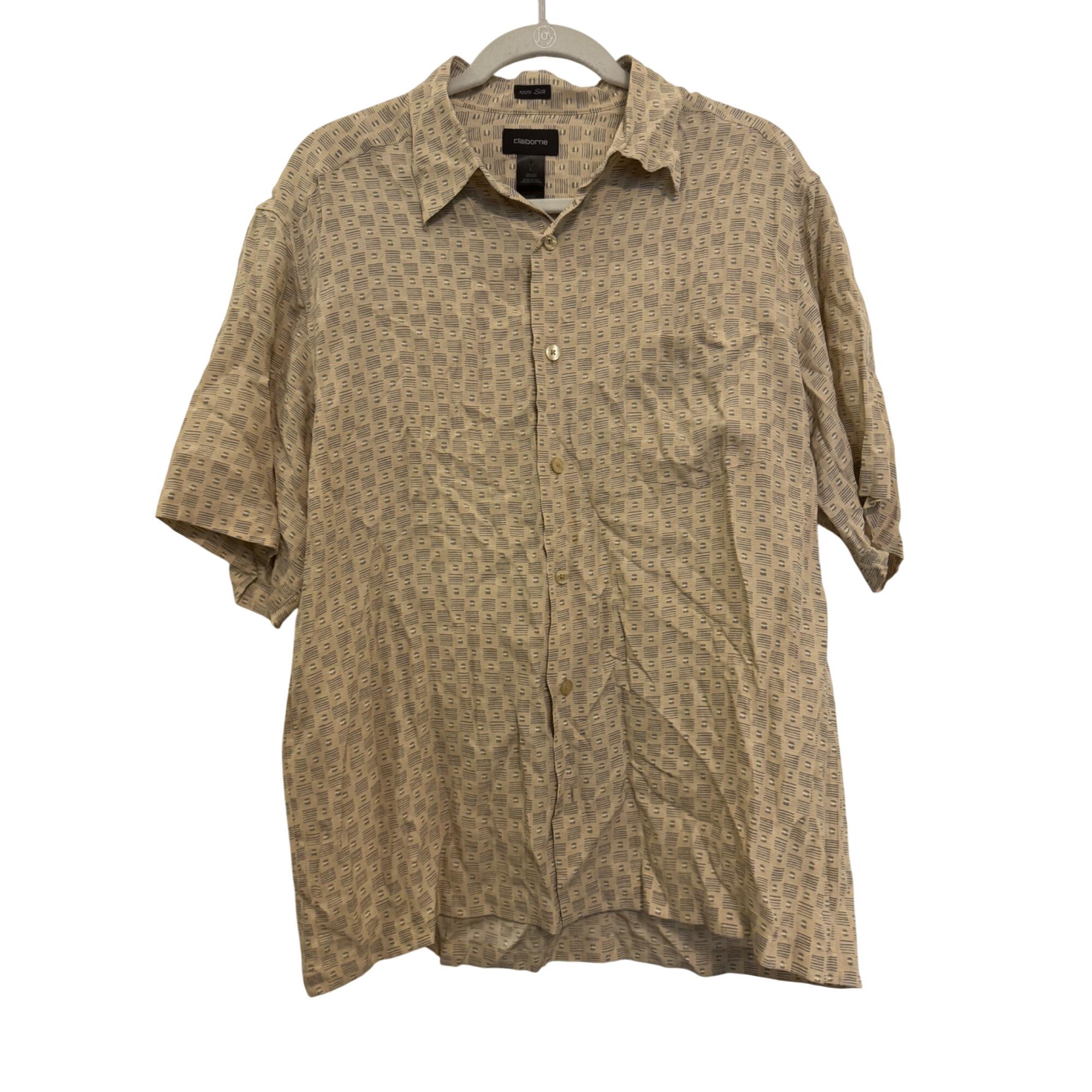 green emerald velvet dress Claiborne Farm Print Men's Short Sleeve Button-Up