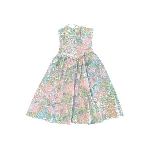 Vintage 90s Floral Pastel Spaghetti Strap Dress Empire Waist Cotton Blend  Size M - Etsy New Zealand