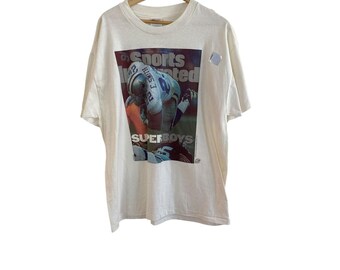 Vintage Hanes Heavyweight Sports Illustrated Superboys T-Shirt XL 46-48 USA Made
