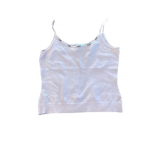 Liz Claiborne First Issue Pink Knit Tank Top Medium