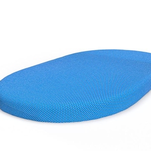Woven Dot Prints Fitted Sheet for Oval Fits Stokke Sleepi