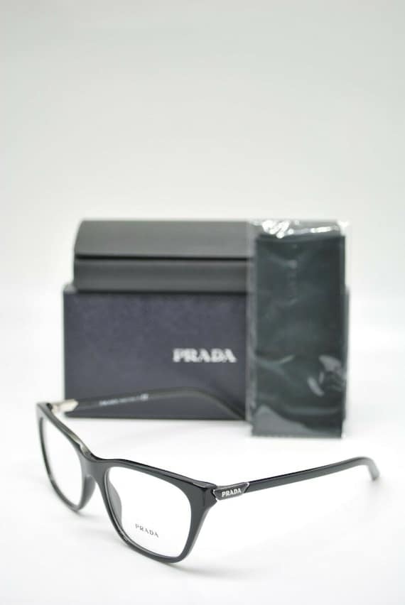 Prada VPR 05Y 1AB-1O1 Black Eyeglasses 53-17