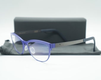 BlackFin BF 720 Col.466 Lady Elliot Purple Black EYEGLASSES FRAMES 54-16