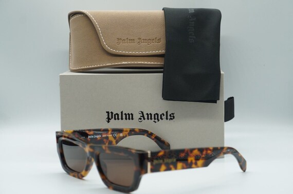 Palm Angels PERI048 6064 Havana Sunglasses S 53-18 - image 1
