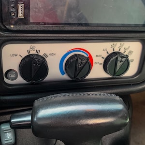 Pontiac Firebird F Body (97-02) Pontiac Style Custom Climate Control Knobs