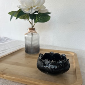 Epoxy resin candle holder | resin lotus flower tea light holder