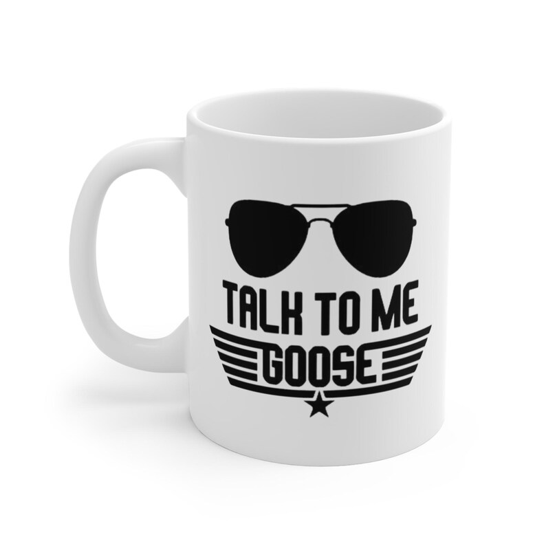 MugsOfLuck Talk To Me Goose Coffee Mug - Thumbnail 3