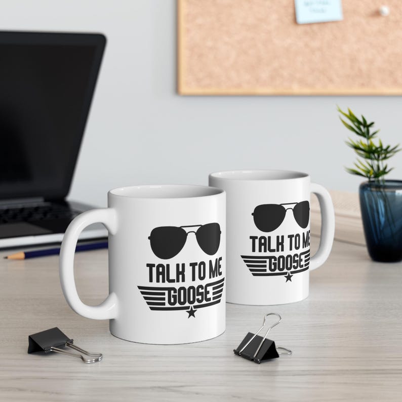 MugsOfLuck Talk To Me Goose Coffee Mug