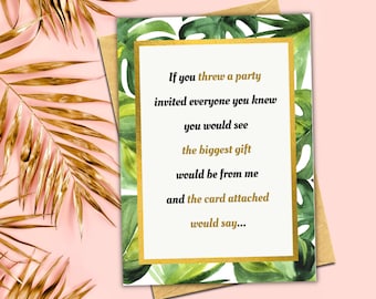 Golden Girls Birthday Card | The Golden Girls Card | Blanche Dorothy Rose Sophia | Golden Birthday | Thank You For Being a Friend Card