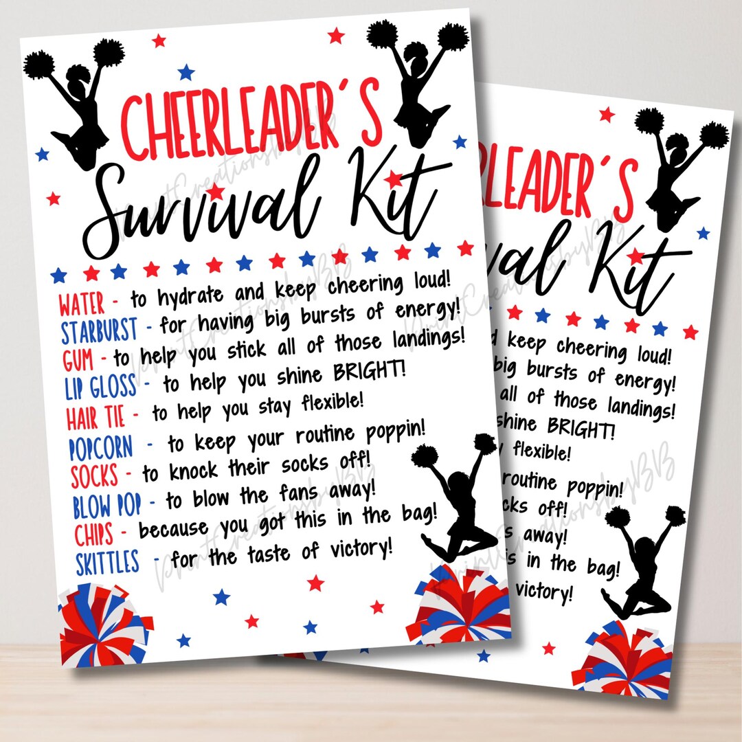 Cheer Survival Kit | Cheerleader Gifts | Dance Cheer Team Gifts | Treat ...