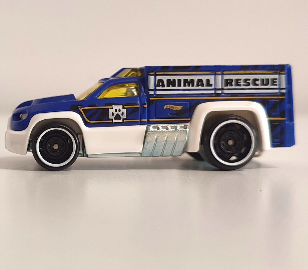Hot Wheels Animal Rescue Vehicle Keychain Key Accessories Gift Etsy