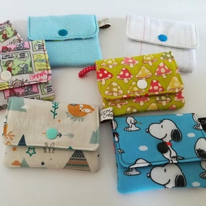 PDF sewing pattern, Mimie pouch, sewing tutorial in French, pouch tutorial