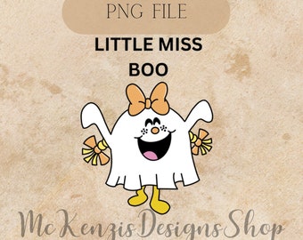 Little Miss Boo PNG| Halloween Png | Fall PNG | Little Miss PNG | Halloween Sublimation Design | Spooky Season