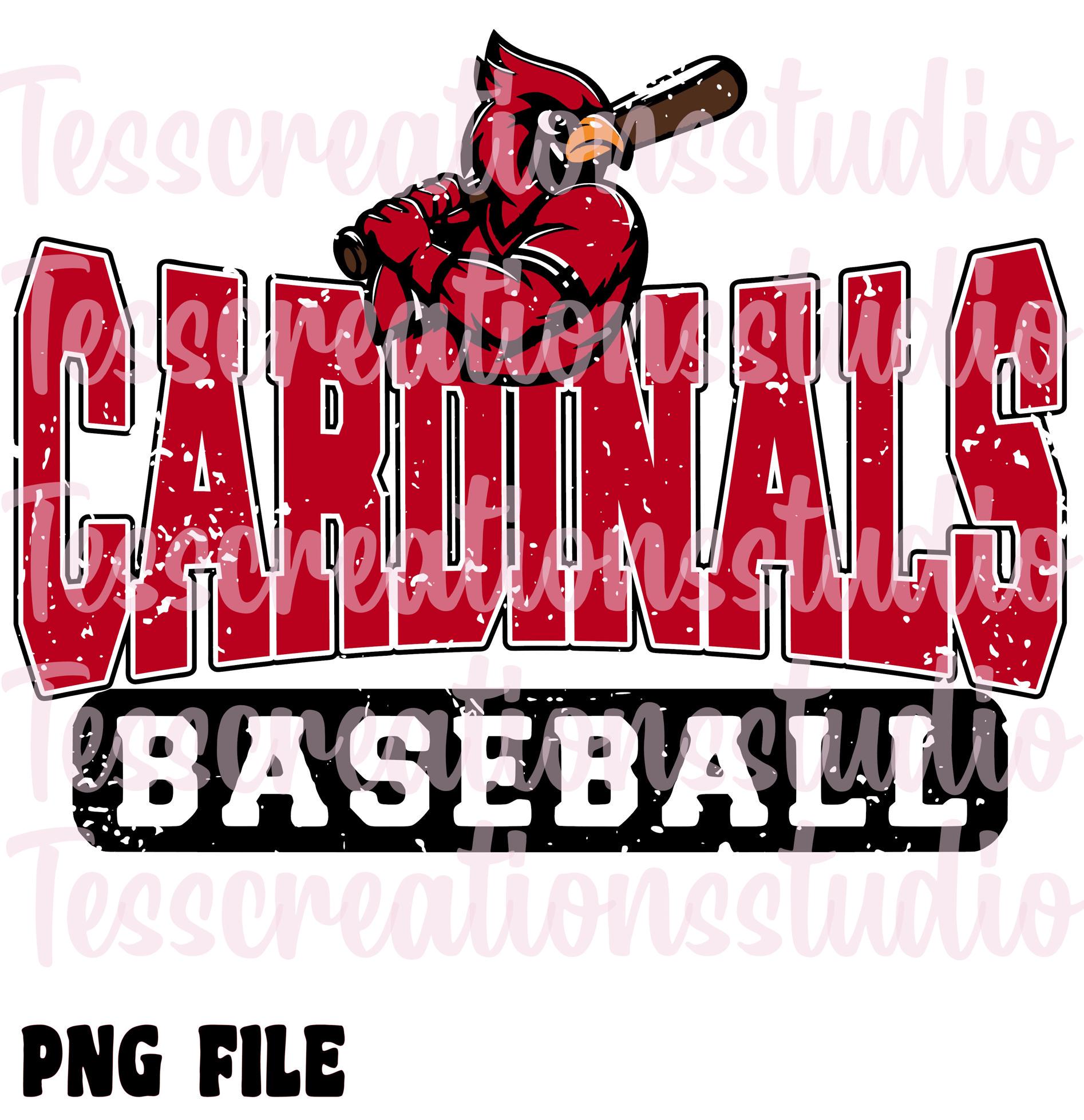 PNG de Béisbol Cardinals Vintage | Descarga digital retro de St. Louis Cardinals