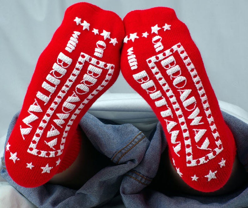 Broadway Favors Grippy Socks Bar Mitzvah Grippy Socks, Bar Mitzvah Favors, Bat Mitzvah Socks 48 pairs image 5
