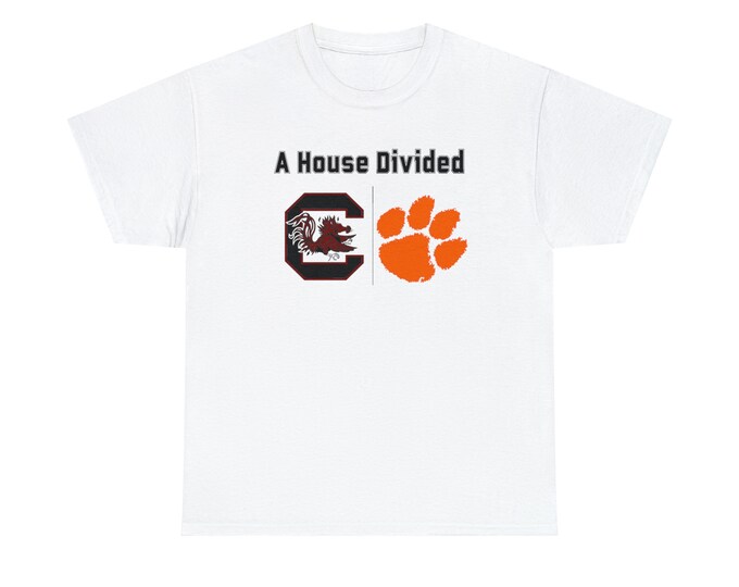 Featured listing image: Carolinas/Clemson House Divided Tee