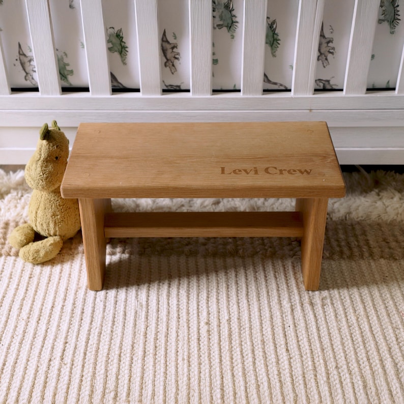 Personalized Step Stool for Kids - Custom Engraved Baby Shower Gift ...