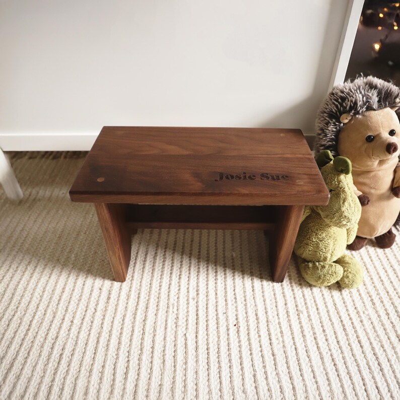 Personalized Step Stool for Kids - Custom Engraved Baby Shower Gift ...
