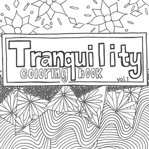 Tranquility Adult Coloring Book