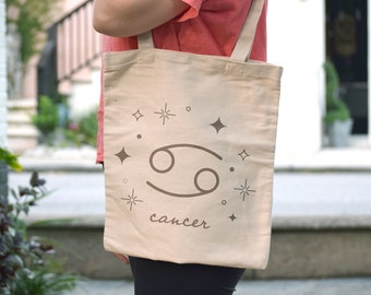 Personalized Zodiac Tote Bag