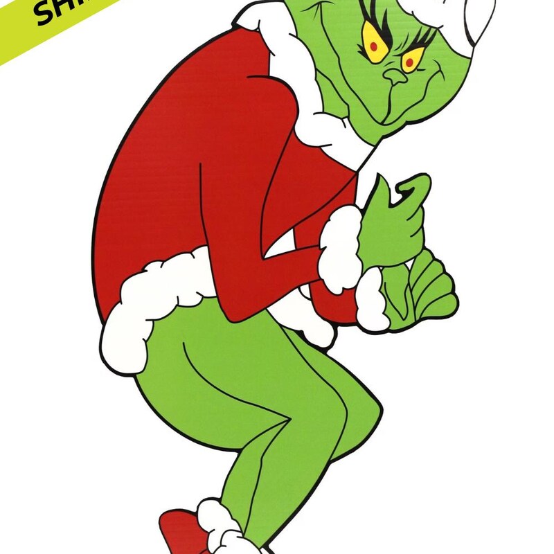 Grinch Cutout - Etsy