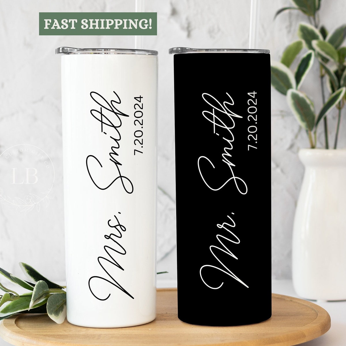 Custom Bridal Tumbler, Bride and Groom Gift, Personalized Bridal Shower Gift for Bride and Groom, Custom Name Bride Gift Tumbler, Custom Cup - Etsy