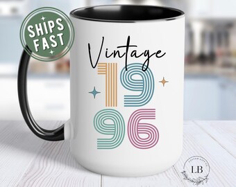 Custom 30th birthday mug, Gift for 30 year old coffee mug, 30th B-day coffee cup personalized