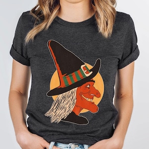 Horror Witch Shirt, Halloween Witches Shirts, Retro Halloween Shirts, Ugly Witch Shirt, Spooky Season Shirts, Happy Halloween T-shirts