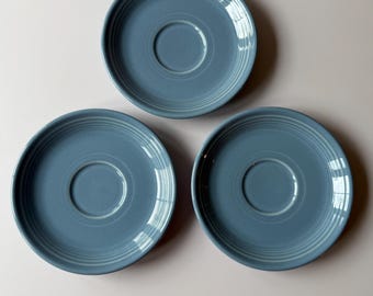 Vintage Fiesta HLC Periwinkle Bkue 6” Saucer Retired Color 2 Available