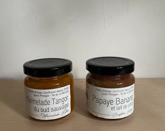 Tropisch süße Marmelade von La Réunion