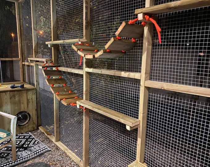 Bespoke Cat Ladders Price Shown is for 50cm of the Thin Batten Ladder ...
