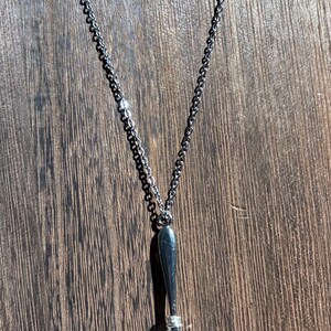 Spoonie Necklace with Amethyst, Chronic Illness Support Jewelry image 4