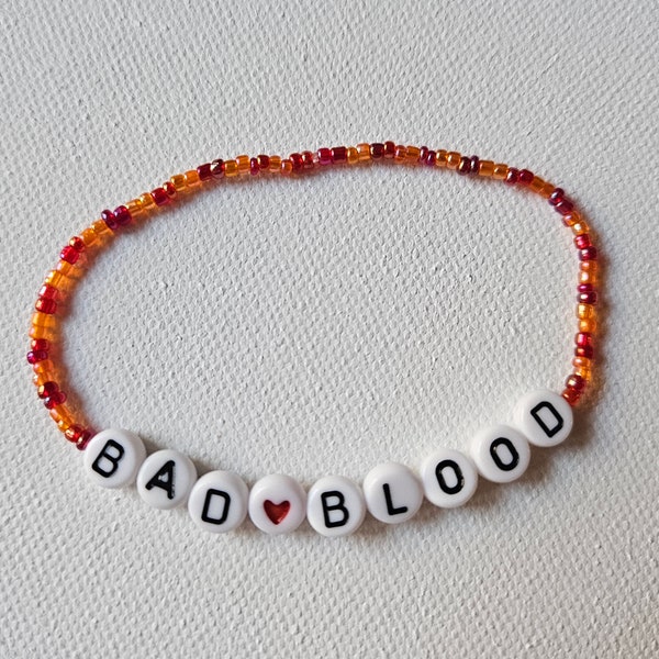 Eras Tour Friendship Bracelet-Bad Blood