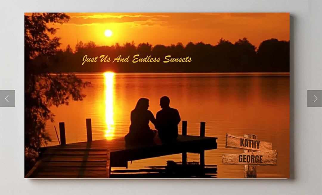 Personalized Gift of a Multiname Custom Canvas Wall Art is a Etsy