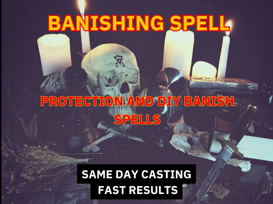 Powerful BANISHING Spell PROTECTION Banish Spells Cast Away Ritual Cord