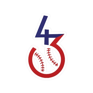 Catch43 Vinyl Decals for Sports Fans, Team Stickers for Car, Windows, Gifts for Athletes, Home Decor, Game Day Essentials