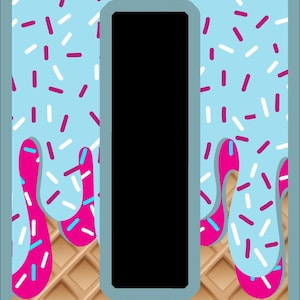 Descarga digital de helado número cero, clipart de fuente de postre, inicial del alfabeto, gráficos bonitos, diseño de chispas, decoración de cono de waffle