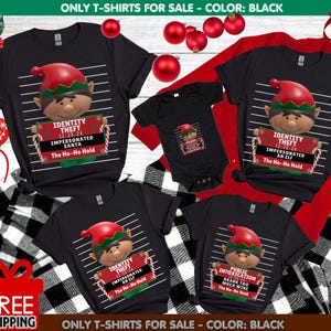 Family Christmas Shirt, Group Matching Family Christmas Shirts, Funny Christmas Inmate Party Tees, Matching Christmas outfits, Christmas Tee