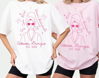 Spa Bachelorette, Girls Gone Mild Bachelorette party shirts, Personalized Bachelorette Movie Night Shirt, Bach Bridesmaids gifts,Custom Name
