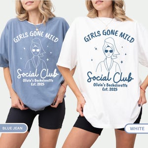 Spa Bachelorette, Girls Gone Mild Bachelorette party shirts, Personalized Bachelorette Movie Night Shirt, Bach Bridesmaids gifts,Custom Name