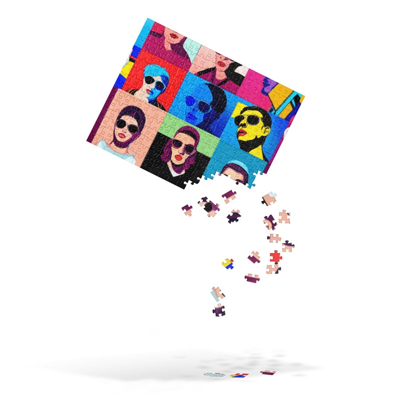 Cool Pop Art Jigsaw Puzzle Etsy