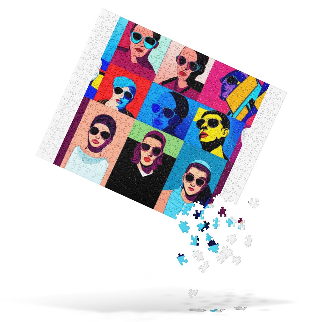 Cool Pop Art Jigsaw Puzzle Etsy
