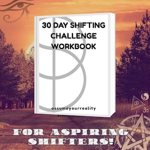 30-Day Shifting Challenge Workbook, Manifestation Exercises, Law of Attraction Guide, Shifting Realities Guide, How to Shift, Reality Shift