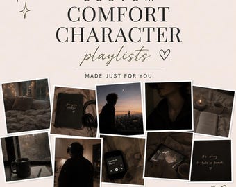 Comfort Character Playlist, Custom Spotify Playlist, Comfort Character, Custom Mixtape, Reality Shifting, Desired Reality, DR, Shift Script