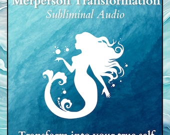 Extremely Powerful Transformation Audio, Become a Mermaid, Transformation Subliminal, Mermaid Physiology, Siren Subliminal, 30 Min Audio