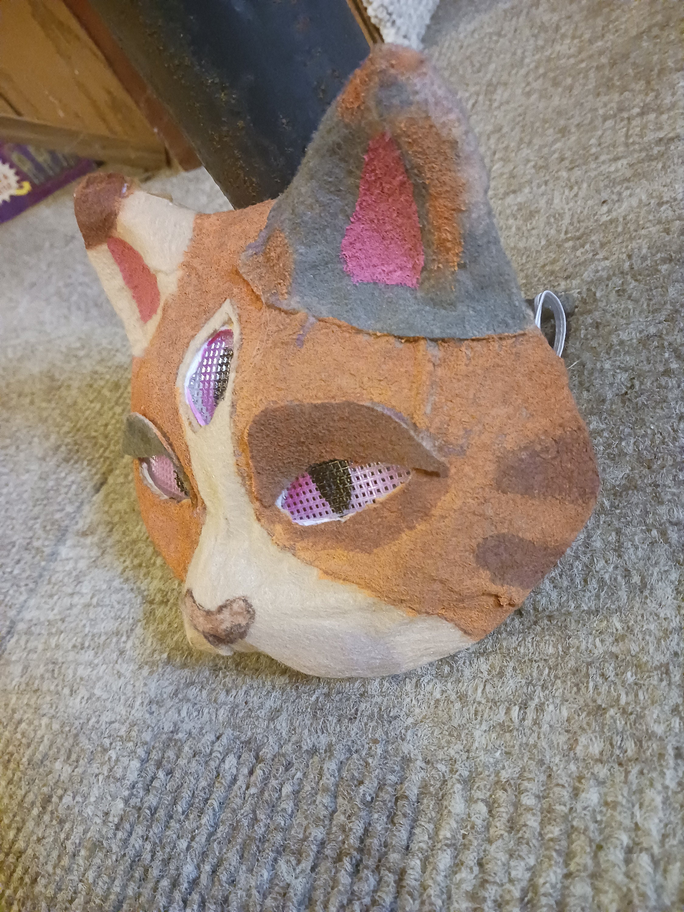 leopard therian mask commission  Animal masks diy, Cat mask, Animal masks