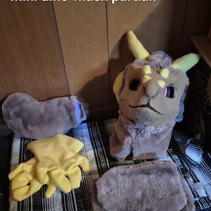 Dino mask fursuit